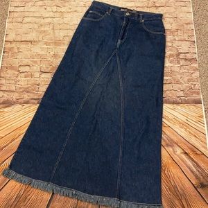 🌲Denim Maxi Skirt 🌲